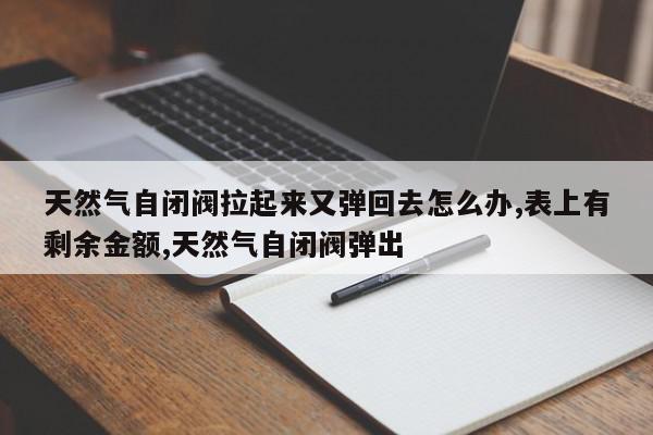 天然气自闭阀拉起来又弹回去怎么办,表上有剩余金额,天然气自闭阀弹出